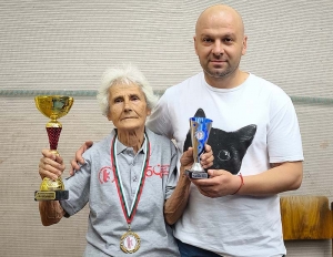 На 77 години Надка Денчева стана шампион по тенис на маса